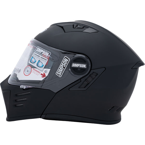 Simpson - Mod Bandit Matt Black Modular Helmet