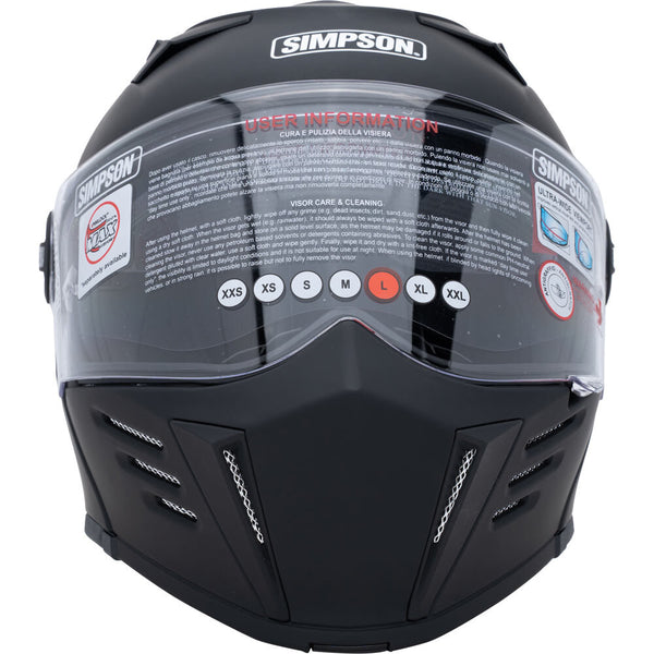 Simpson - Mod Bandit Matt Black Modular Helmet