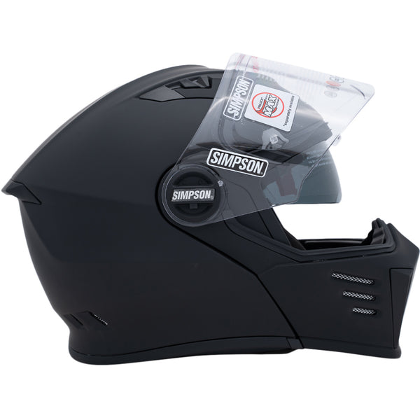 Simpson - Mod Bandit Matt Black Modular Helmet