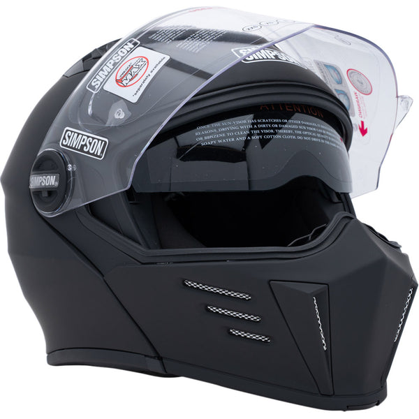 Simpson - Mod Bandit Matt Black Modular Helmet