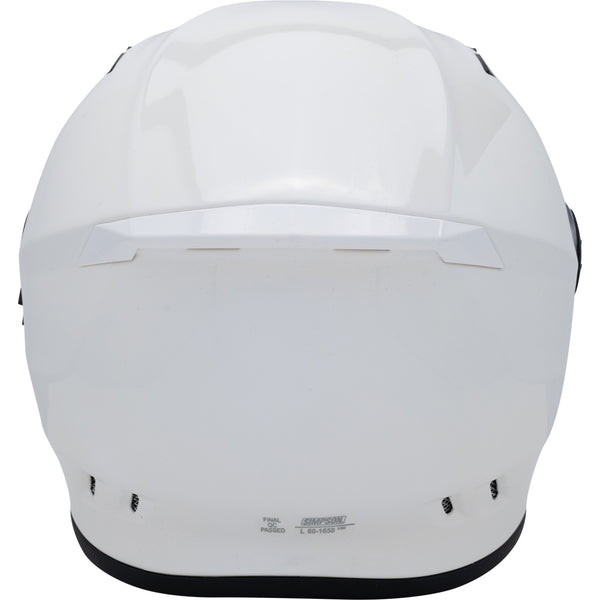 Simpson - Mod Bandit Gloss White Modular Helmet