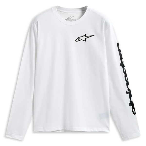 Alpinestars - Trackside White/Black Long Sleeve Tee