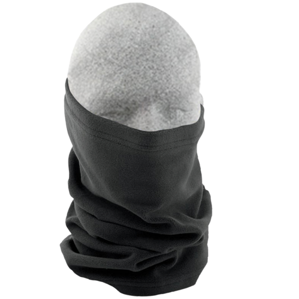 Zan Headgear - Neck Tube Fleece Solid Black