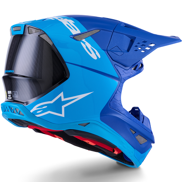 Alpinestars - 2026 SM10 Supertech Flood Blue/Black/Carbon Helmet