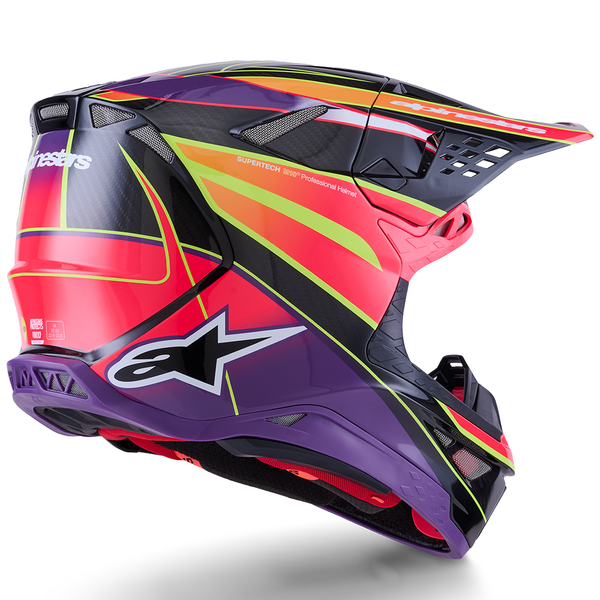 Alpinestars - 2026 SM10 Supertech Era Pink/Violet/Yellow Helmet