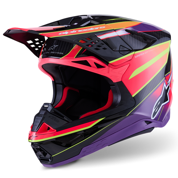 Alpinestars - 2026 SM10 Supertech Era Pink/Violet/Yellow Helmet