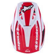 Alpinestars - 2025 SM3 Heat Red/White/Black Gloss Helmet