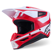 Alpinestars - 2025 SM3 Heat Red/White/Black Gloss Helmet