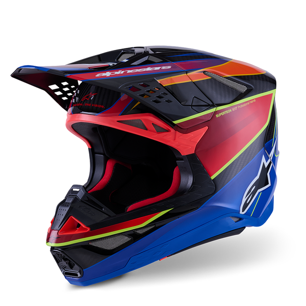 Alpinestars - 2026 SM10 Supertech Era Blue/Red/Yellow Helmet