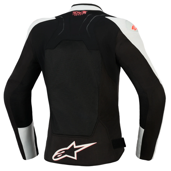 Alpinestars - Womens SMX Air Ice Grey/Black/Coral Jacket