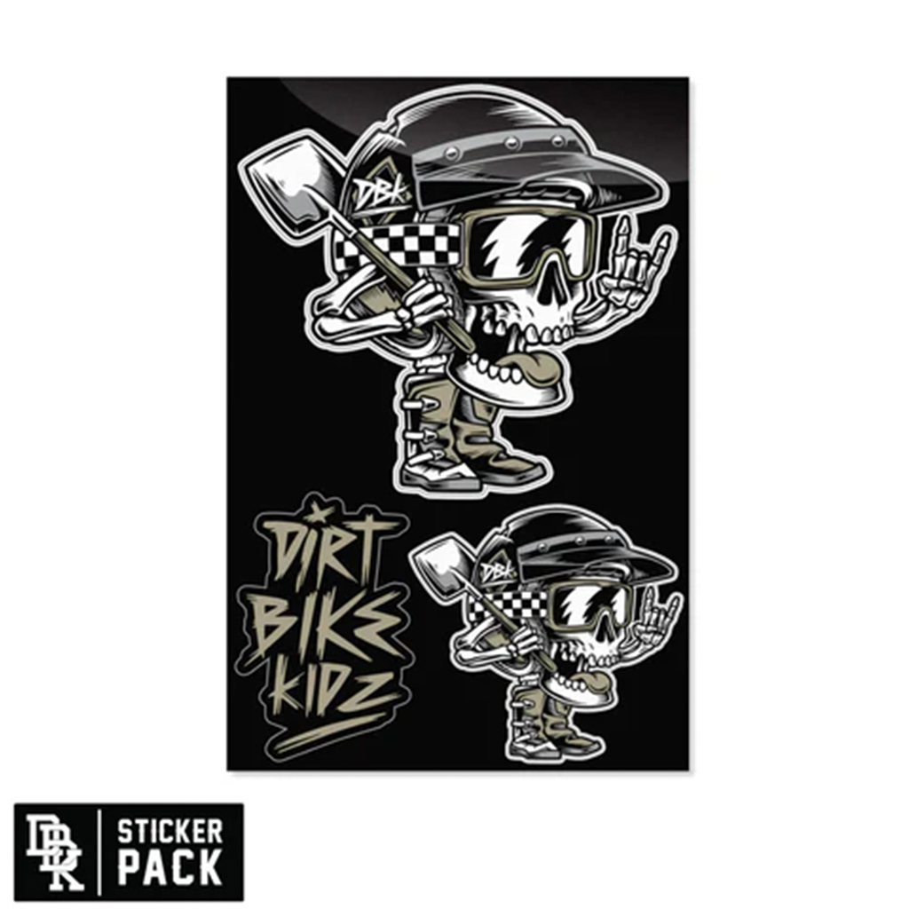 Dbk Sticker DBK - Moto Head Sticker Pack - AMA Warehouse