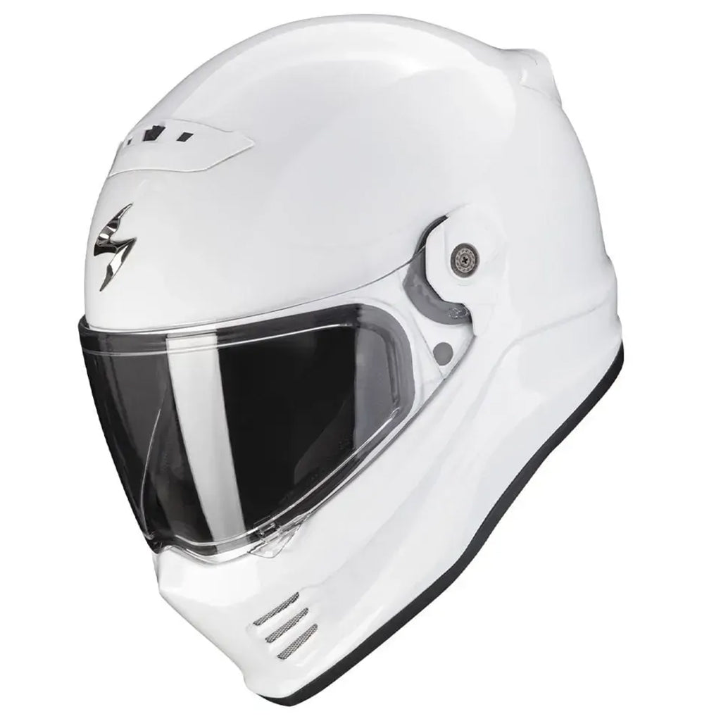 Scorpion Exo - Covert FX Solid White Helmet