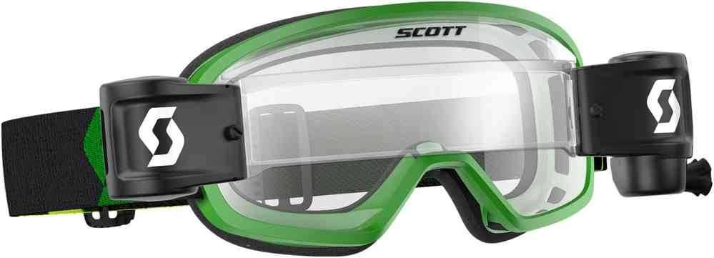 Scott - Youth Buzz Green/Black Roll Off Goggles