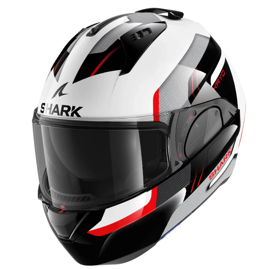 Shark - Evo ES Kryd Gloss White/Black/Red Modular Helmet