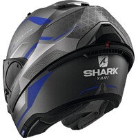 Shark - Evo ES Yari Matt Anthracite/Blue/Silver Helmet