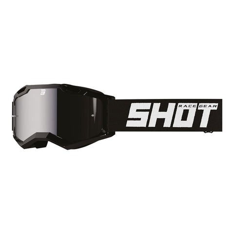 Shot - 2024 Assault 2.0 Silver Iridium Black Goggles