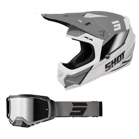 Shot - 2024 Core Honor White Helmet & Goggle Combo