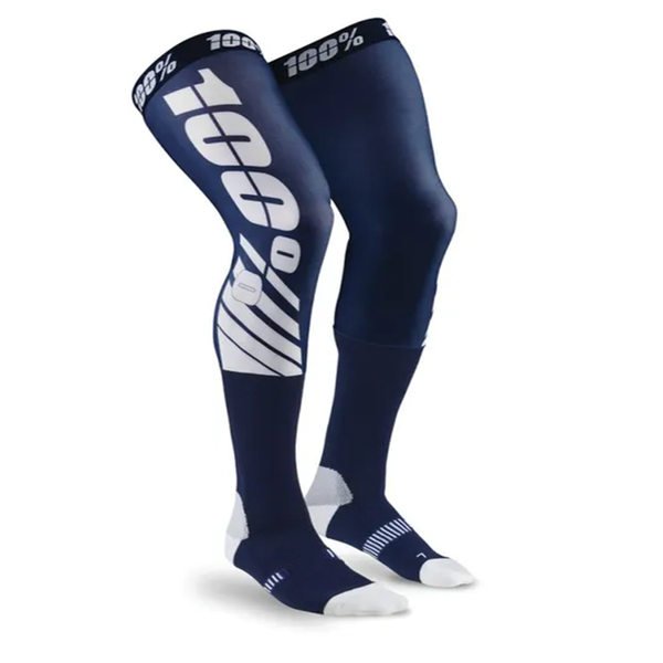 100% - Rev Flash Grey Knee Brace Sock