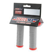 States MX - Pro Series Half Waffle Red Grips