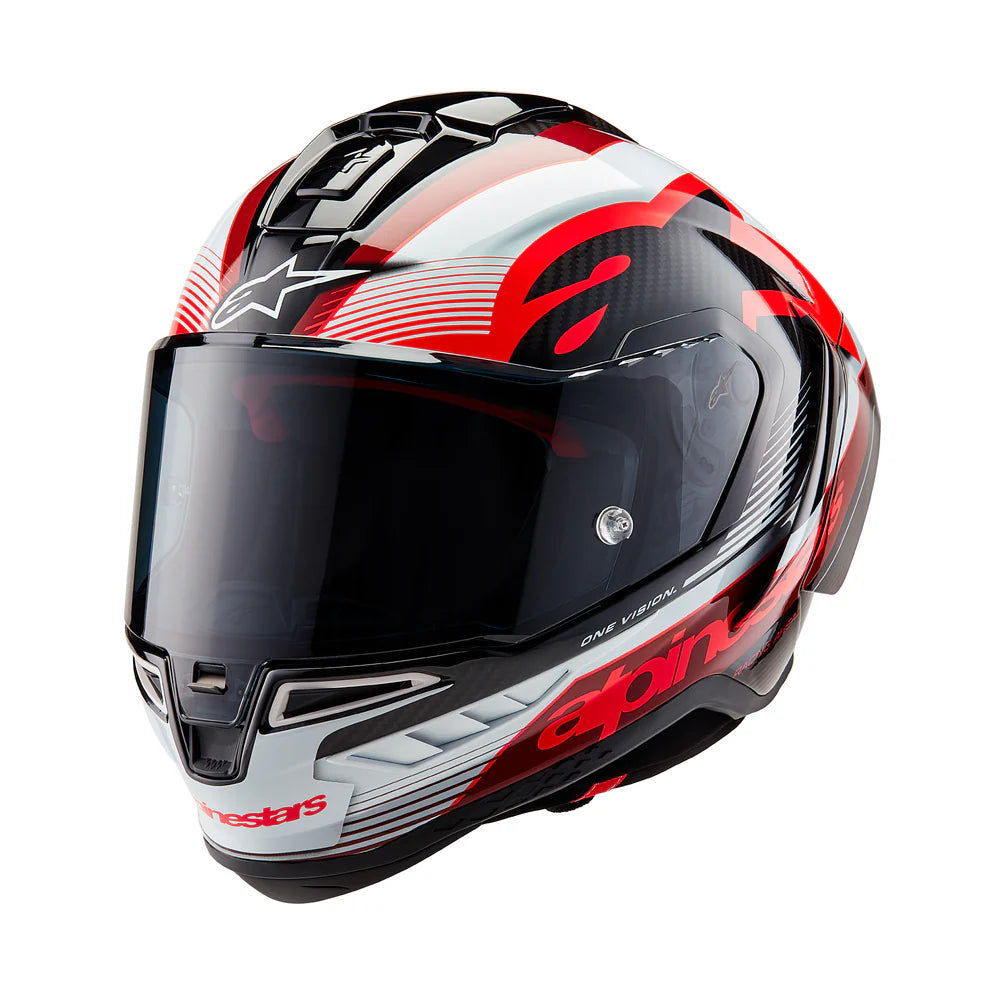 Alpinestars - Supertech SR10 Team Black/Red/Fluro Carbon Helmet