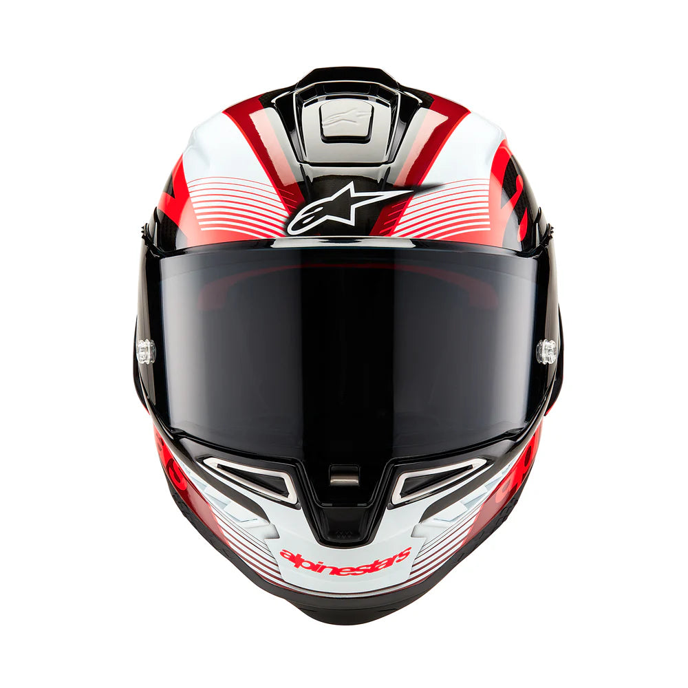 Alpinestars - Supertech SR10 Team Black/Red/Fluro Carbon Helmet