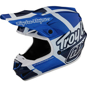 TLD - Youth SE4 Poly MIPS Quattro Blue/White Helmet