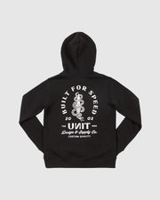 Unit - Kids Black Rattle Hoodie