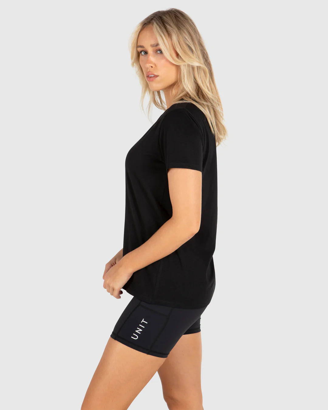 Unit - Ladies Black Delta Tee