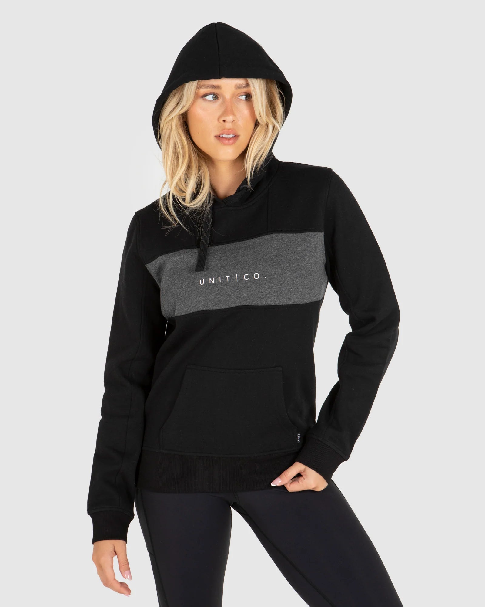 Unit - Ladies Black Morton Hoodie