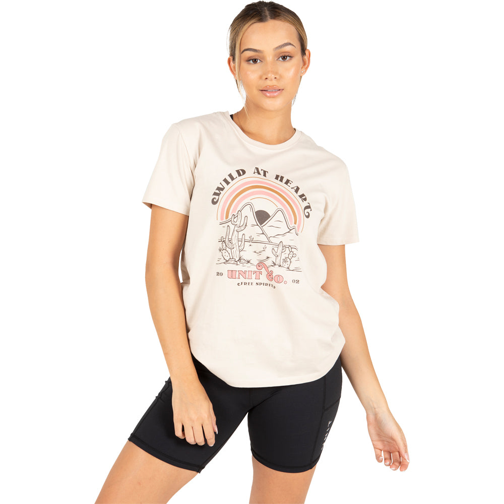 Unit - Ladies Cement Wild & Free Tee