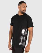 Unit - Mens Black Valve Tee