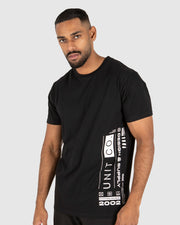 Unit - Mens Black Valve Tee