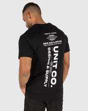 Unit - Mens Black Worldwide Tee