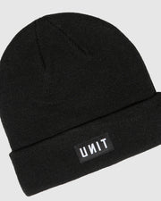 Unit - Stack Black Beenie