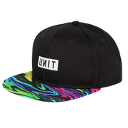 Unit - Youth Skyway Black/Tie Dye Snapback Hat