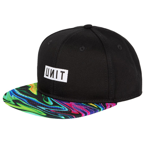 Unit - Youth Skyway Black/Tie Dye Snapback Hat