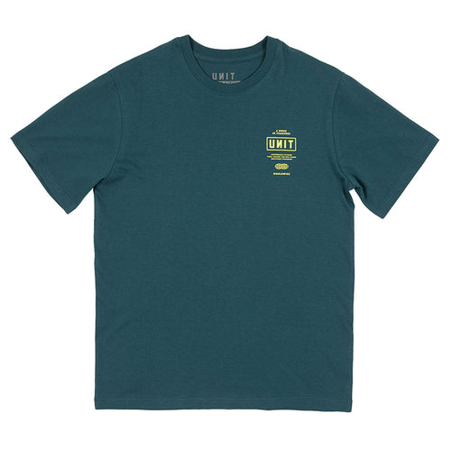 Unit - Youth Vision Teal/Yellow Tee