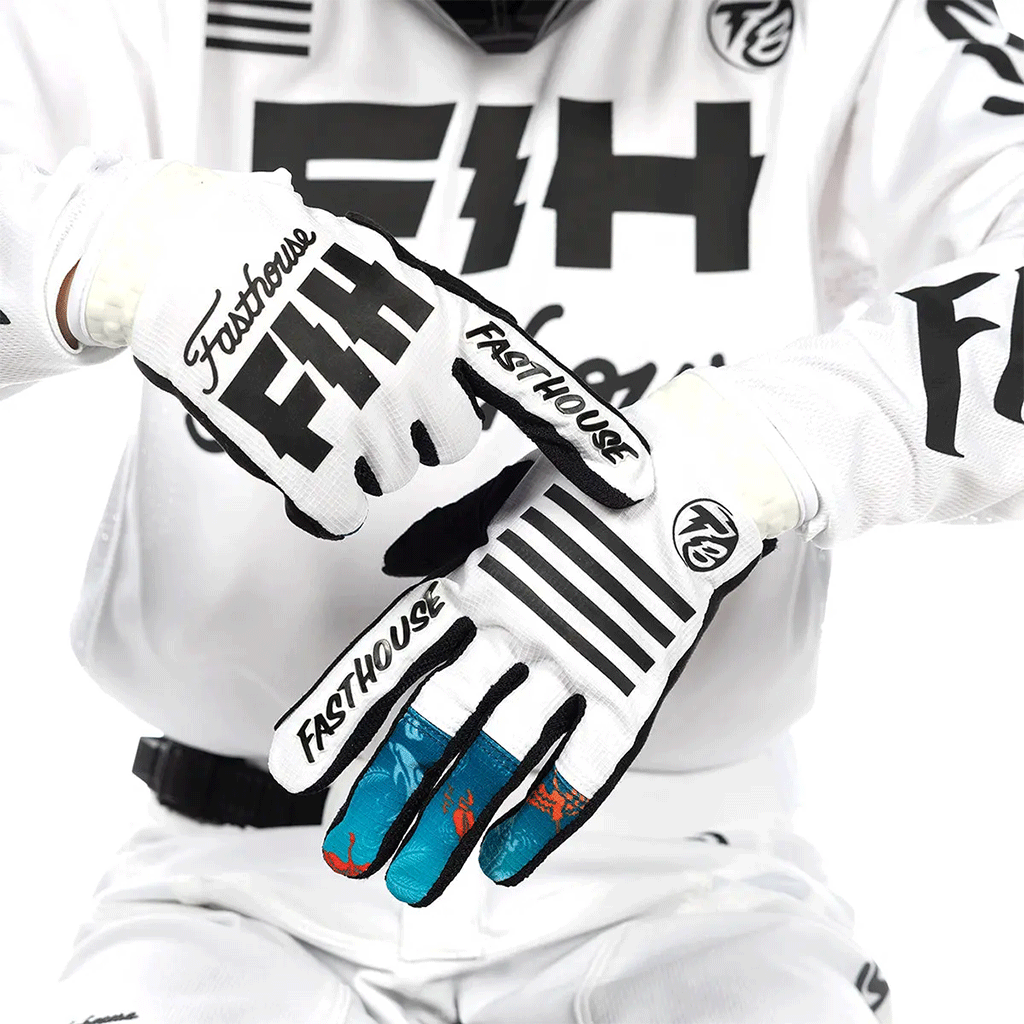 Fasthouse - Sanguaro TB Island Hopping White LE Gloves
