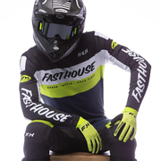 Fasthouse - Helix Daytona Black/Flo Green Jersey