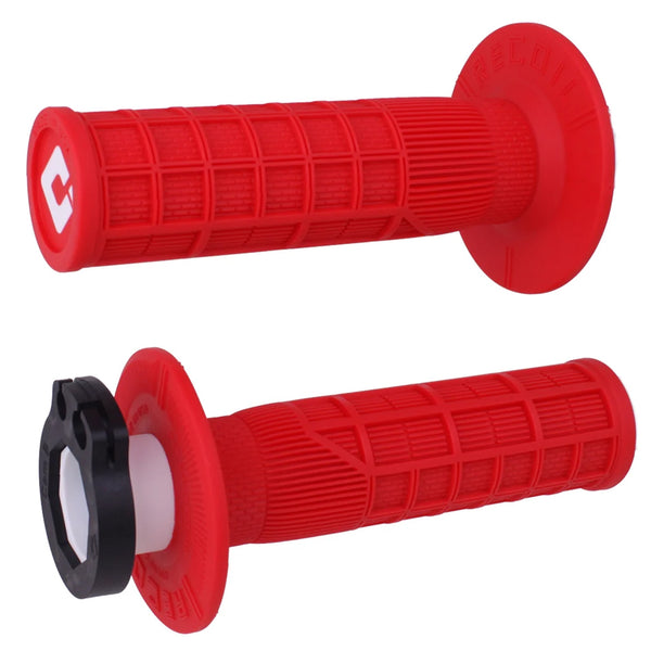 ODI - Recoil Full Waffle Red Lock On Grips