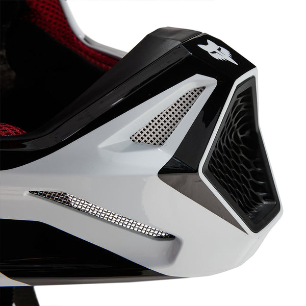 Fox - 2024 V1 Flora White/Black Helmet