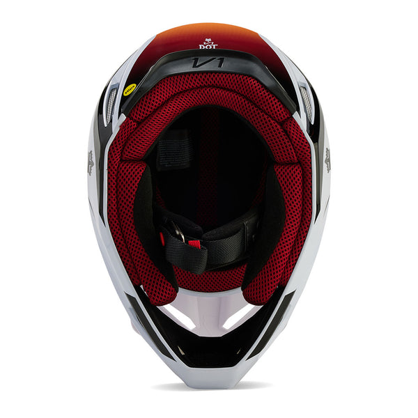 Fox - 2024 V1 Flora White/Black Helmet