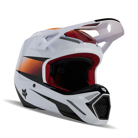 Fox - 2024 V1 Flora White/Black Helmet