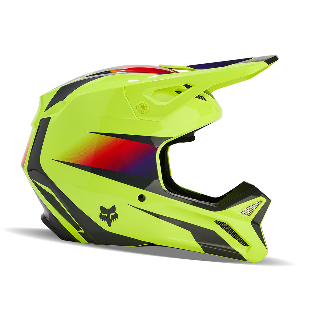 Fox - 2024 V1 Flora Yellow Helmet