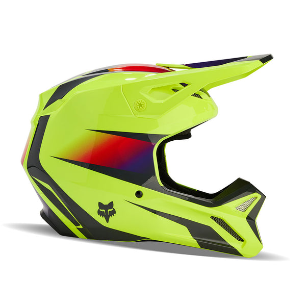 Fox - 2024 V1 Flora Yellow Helmet
