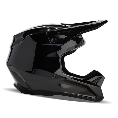Fox - 2024 V1 Solid Gloss Black Helmet