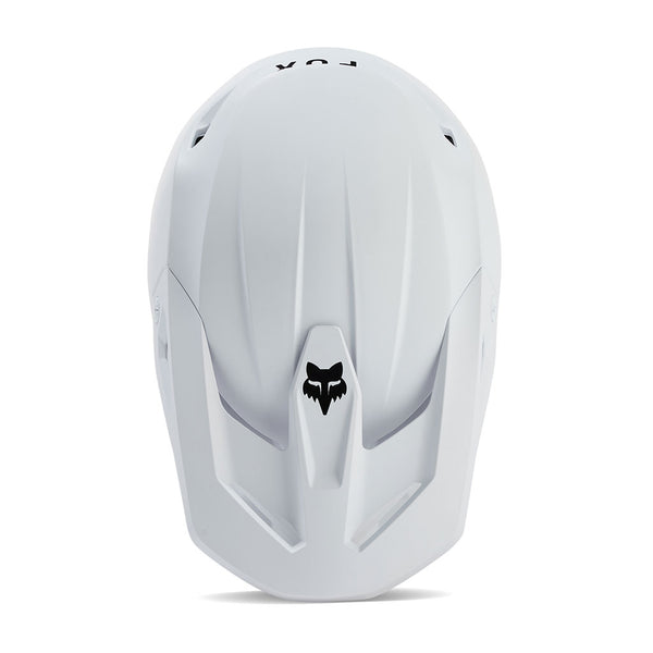 Fox - 2025 V1 Matt White Solid Helmet