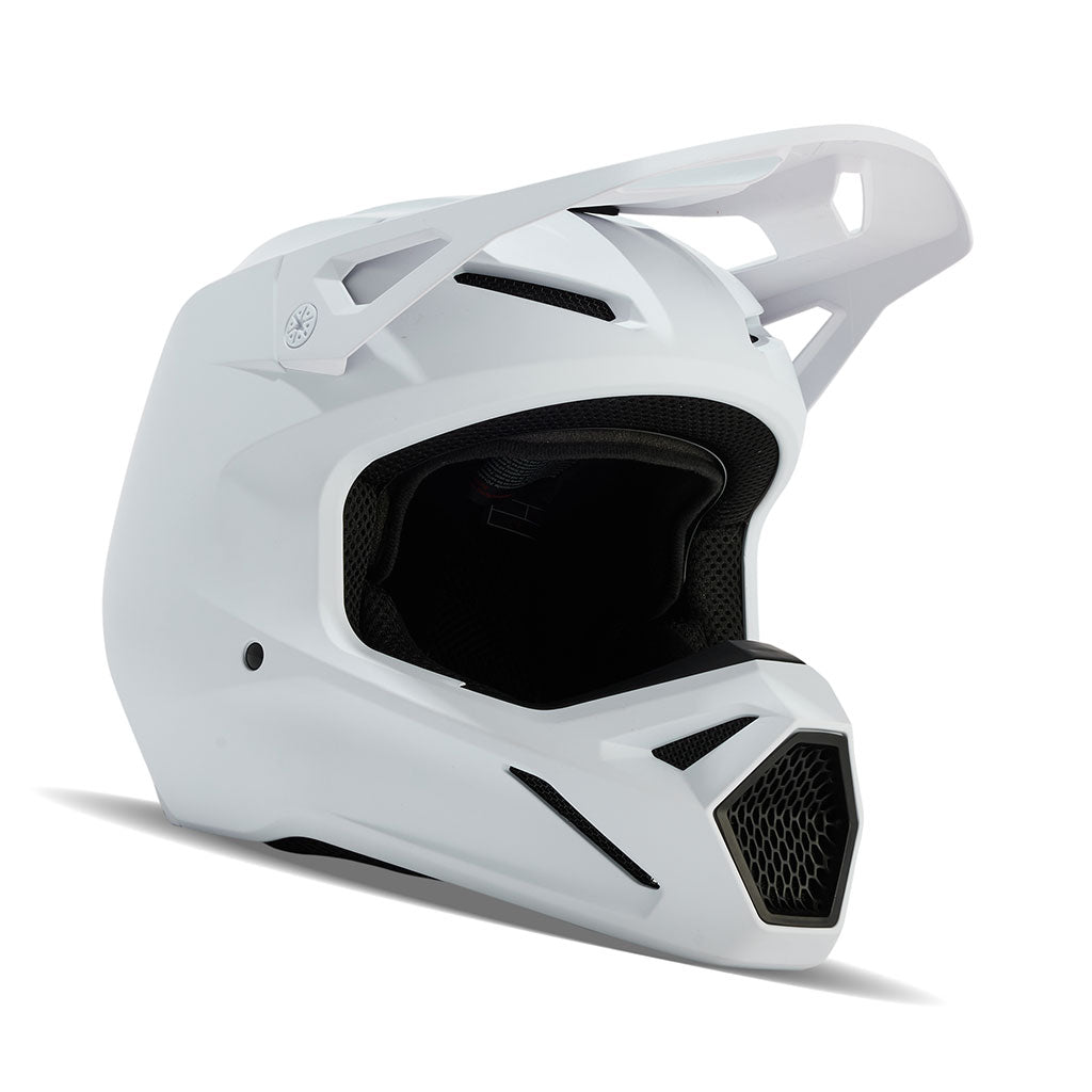 Fox 2025 V1 Matt White Solid Helmet