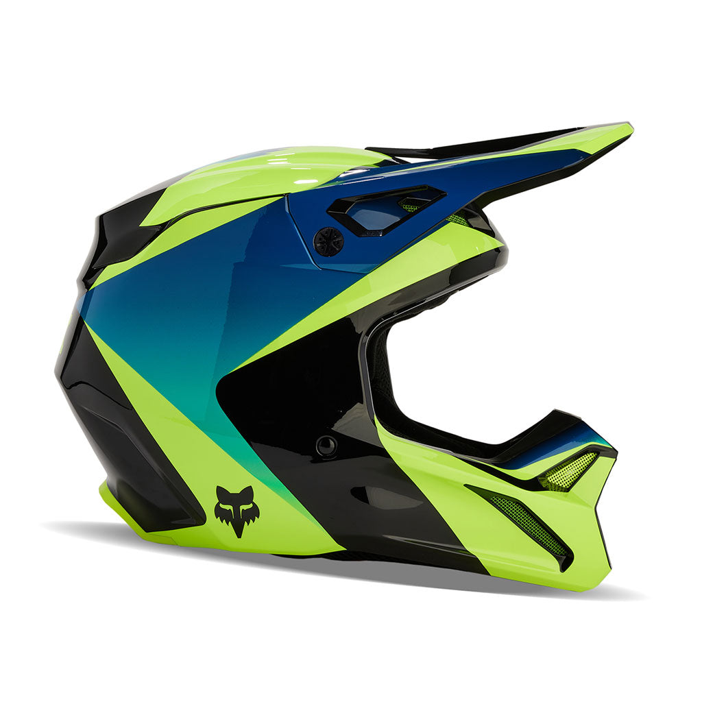 Fox - 2024 V1 Streak Black/Yellow Helmet