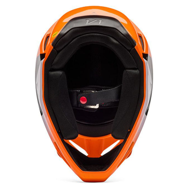 Fox - 2026 Youth V1 Shield Flo Orange Helmet